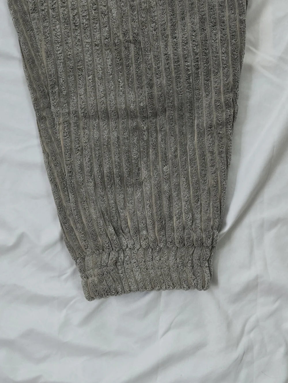 Men's/Unisex Japanese Style Grey Corduroy Street Style/Skater Pants Ankle Length
